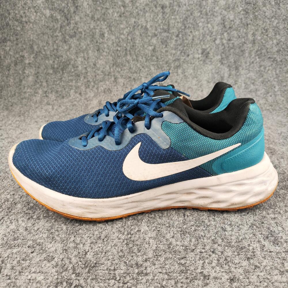 Nike Revolution 6 Shoes Mens Size 11 Blue Running Athletic Sneakers DC3728-403